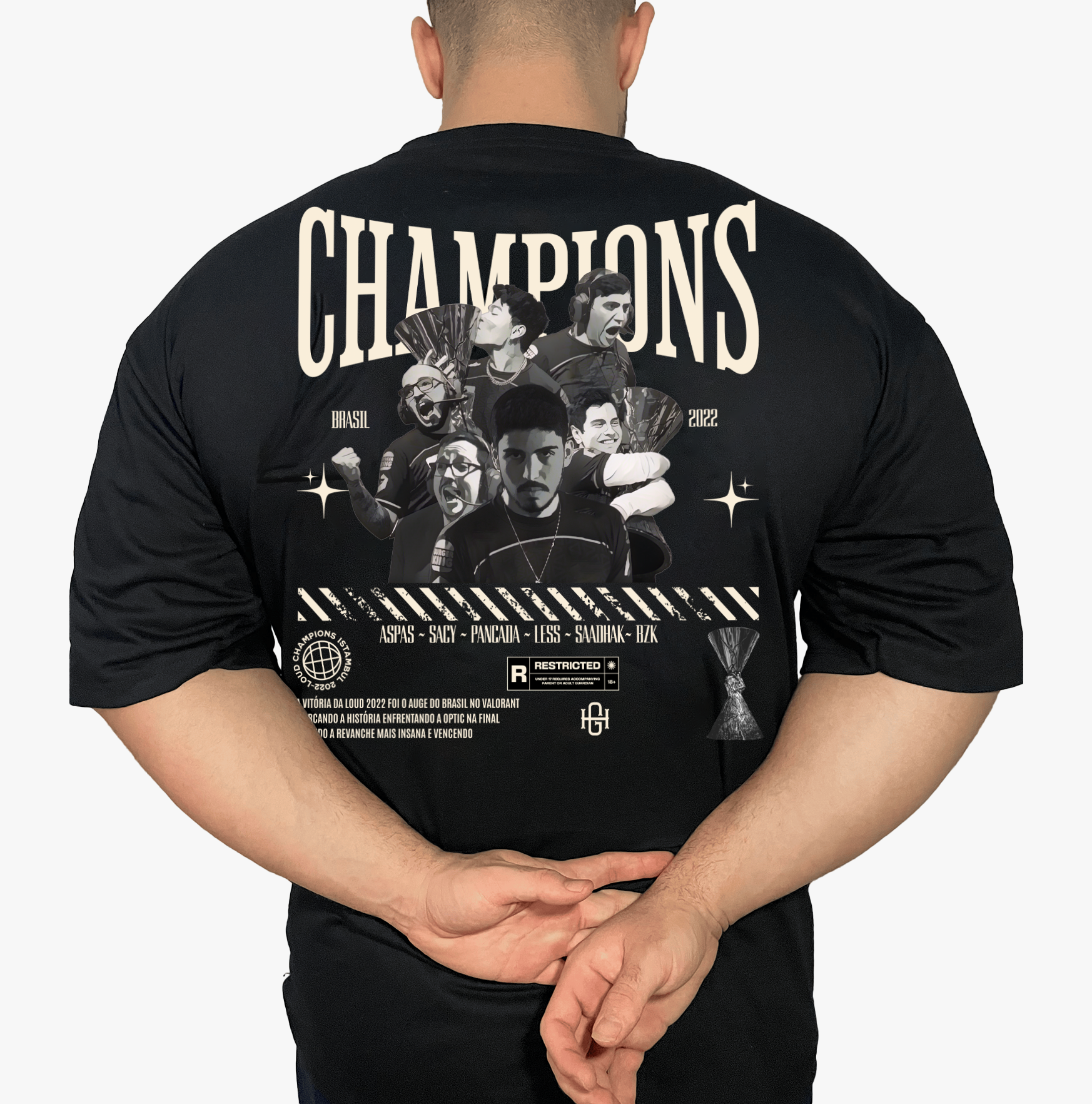 Camisa LOUD CHAMPIONS 2022, The Legends