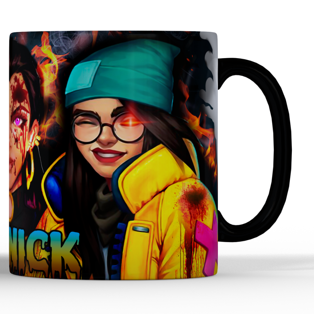 CANECA BLOOD QUEENS SAGE, REYNA E KILLJOY