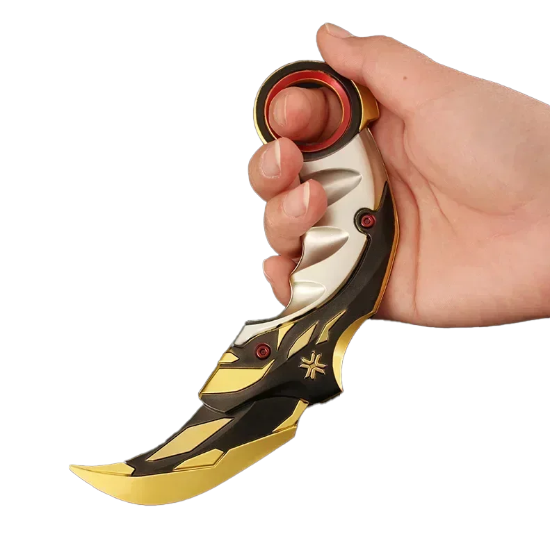 KARAMBIT CHAMPIONS EM METAL (TAMANHO REAL)