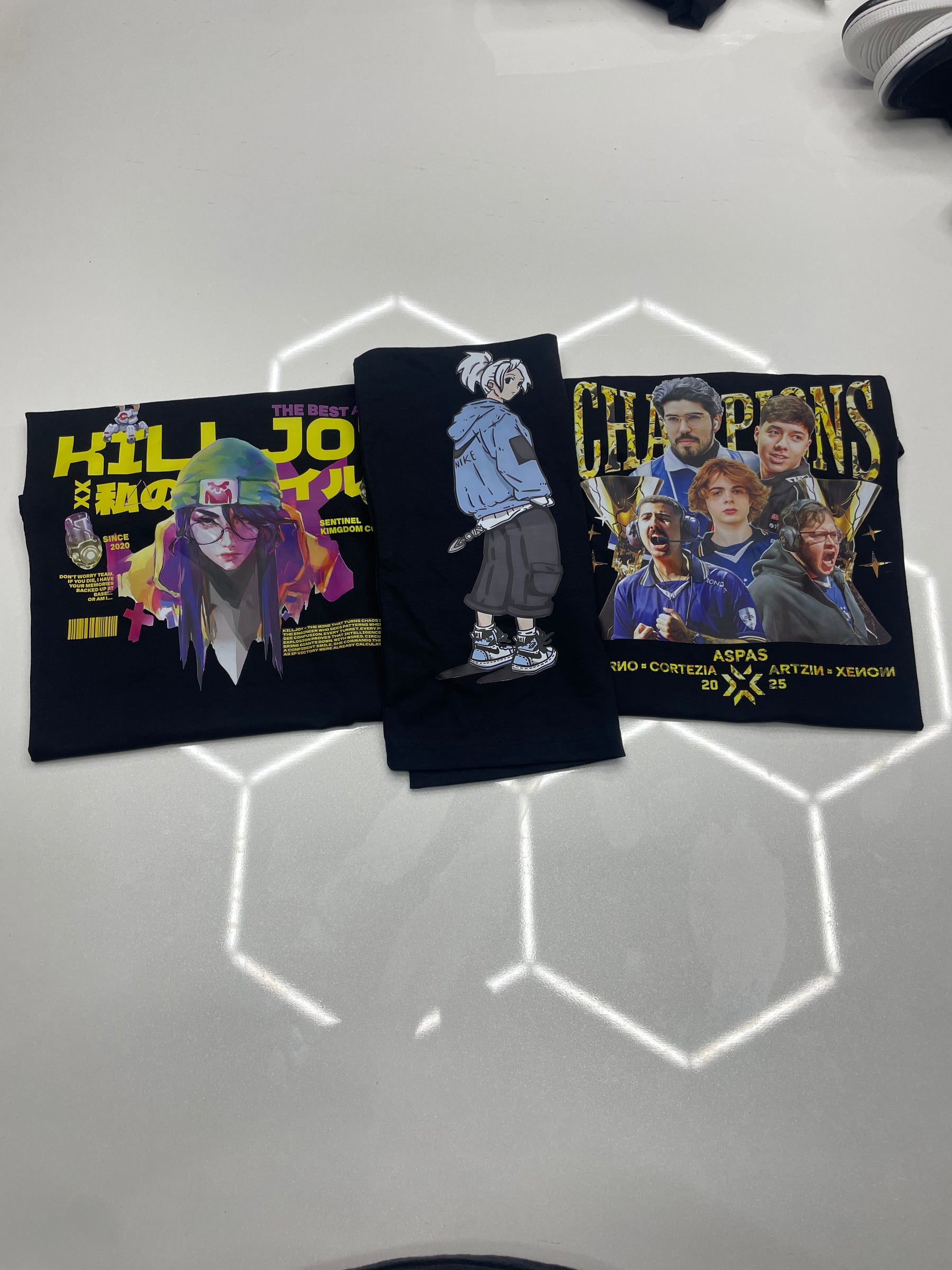 COLEÇÃO COMPLETA MIBR, JETT e KILLJOY 2025 (3 CAMISETAS OVERSIZED)