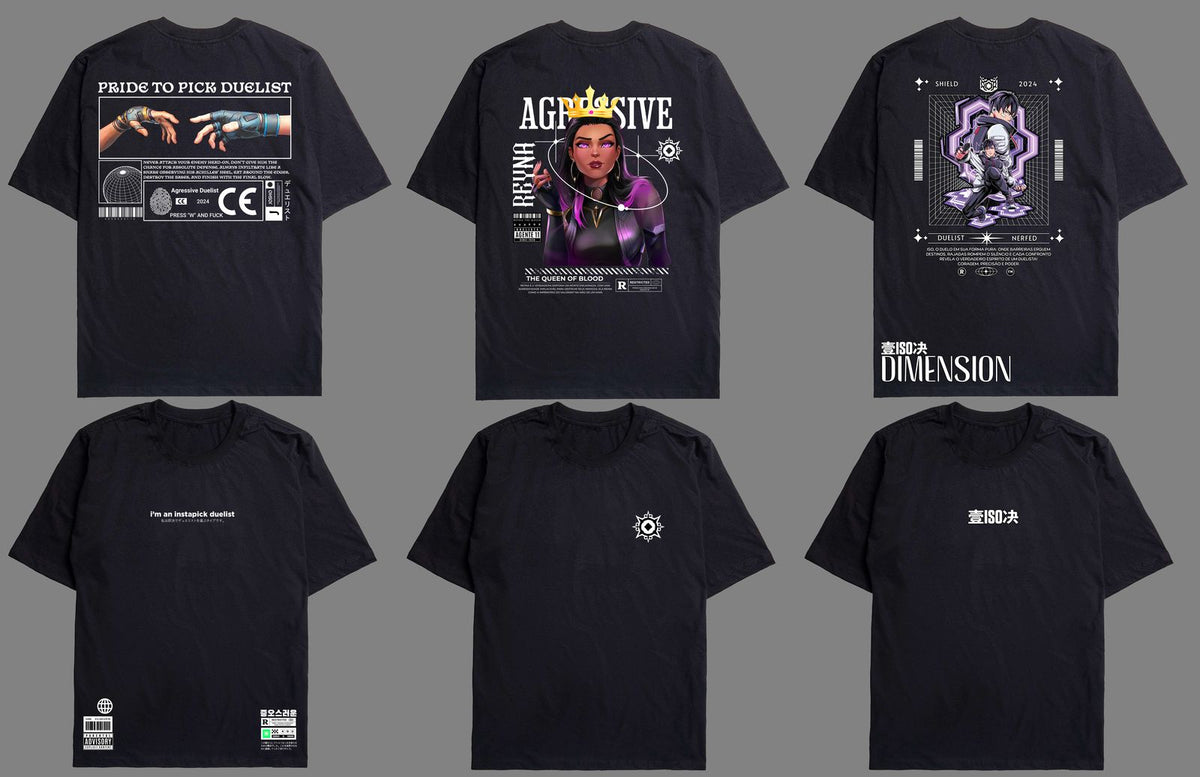 Coleção The Duelist(3 Camisas)
