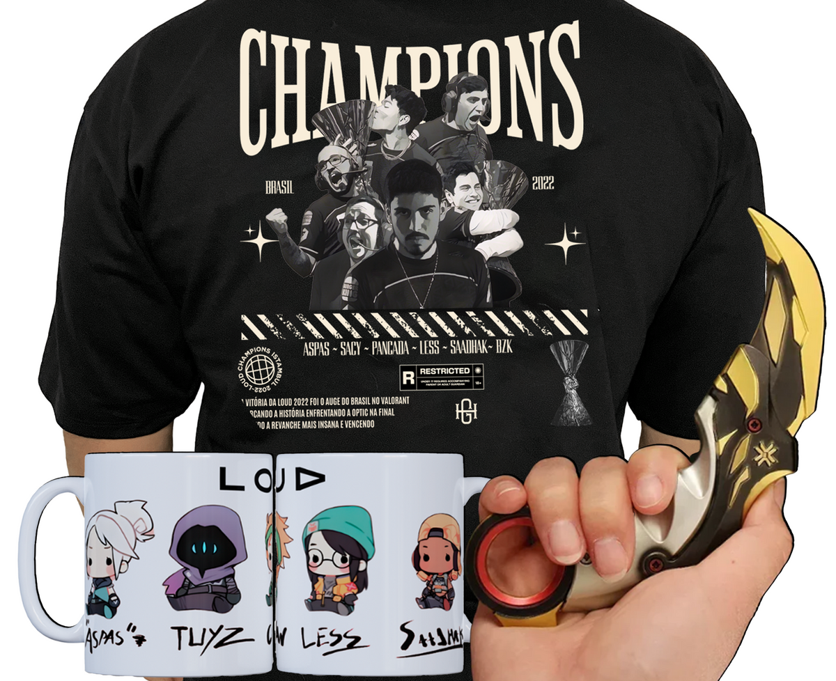 KIT LOUD CHAMPIONS! A História dos campeões