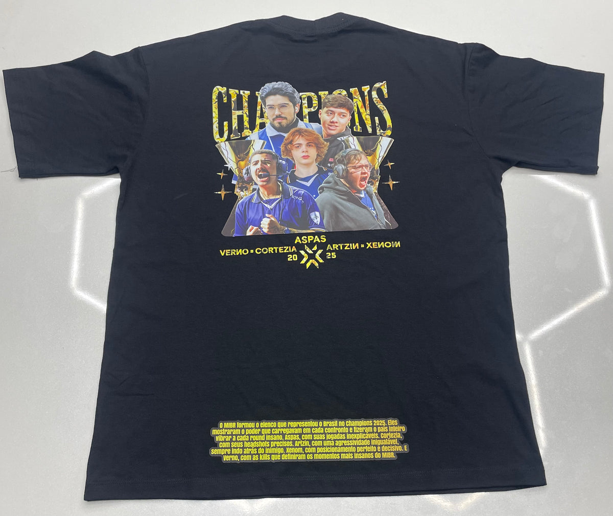 Oversized MIBR CHAMPIONS 2025 HOMENAGEM