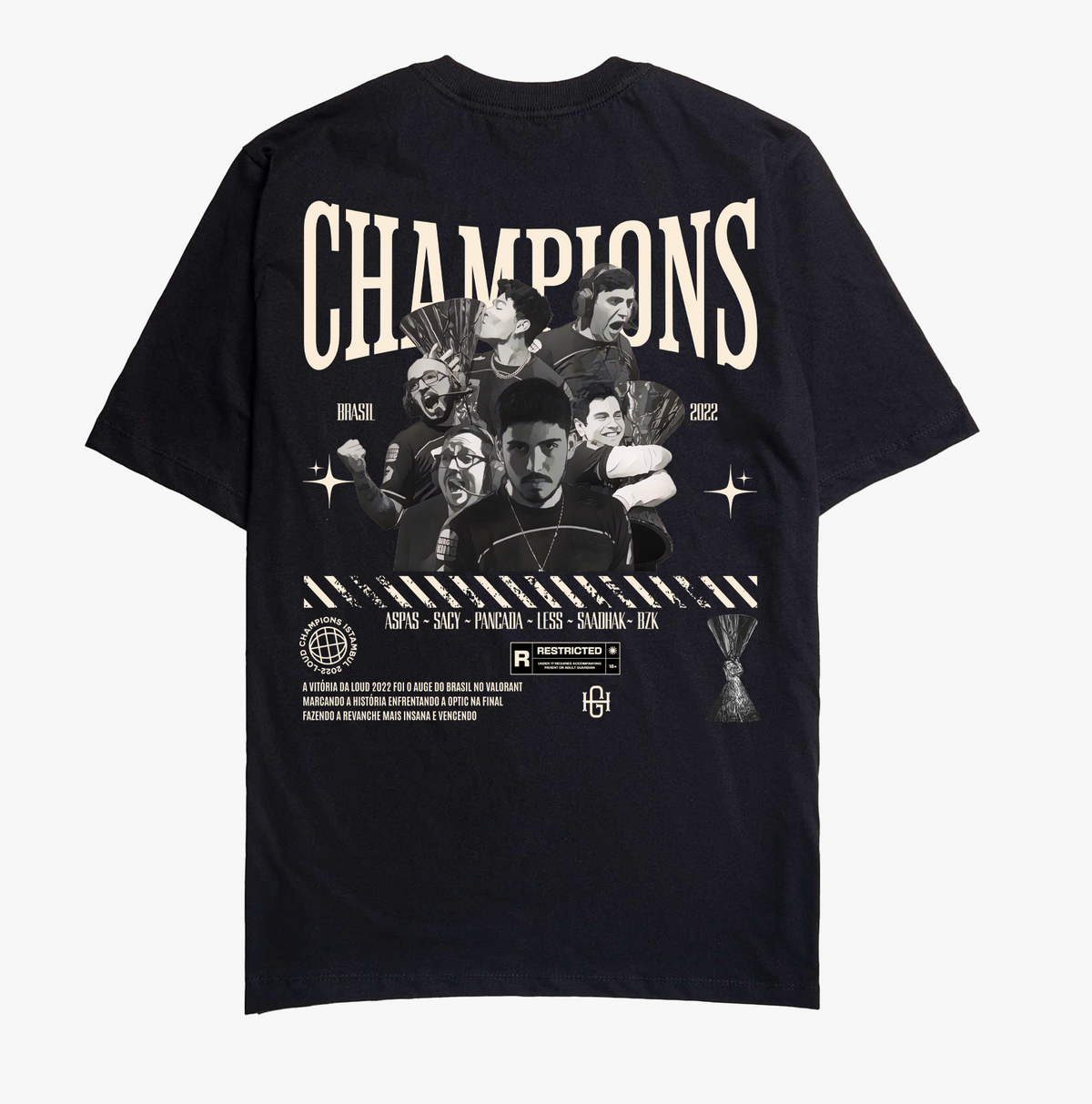 Camisa LOUD CHAMPIONS 2022, The Legends