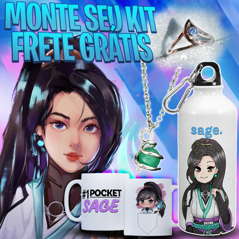 KIT POCKET SAGE, SOU TANTO ESPADA QUANTO ESCUDO!